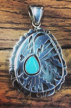 Turquoise Pendant - Email us for availability and Stone / Design Options