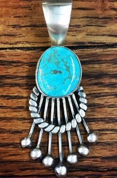 Turquoise Pendant - Email us for availability and Stone / Design Options