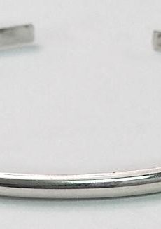 Navajo Elaine Tahe Plain Silver Cuff