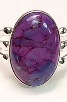 Purple Turquoise Ring